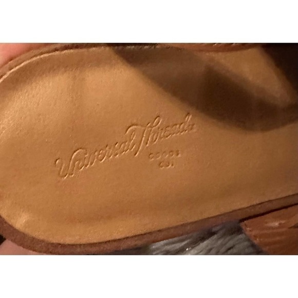 Universal Thread Brown Sling Back Peep-Toe Mule Heels Women Size 9.5 - Picture 11 of 11